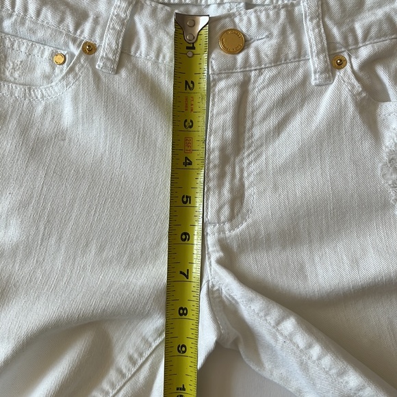 Michael Kors Distressed Izzy Cropped Skinny Jeans - Picture 11 of 14